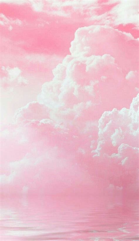 Iphone Wallpaper Aesthetic Pink Clouds Download Free Mock Up