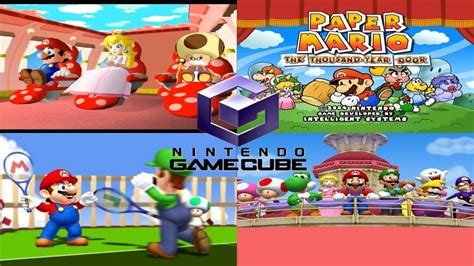 All Intros From Mario Games On Nintendo Gamecube Full Hd 60fps Youtube