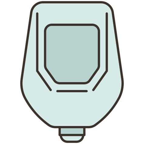 Urinal Amethys Design Lineal Color Icon