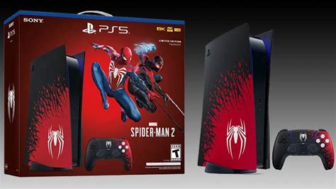 Limited Edition Spider Man 2 Ps5 Console Bundle Swings Into View And It