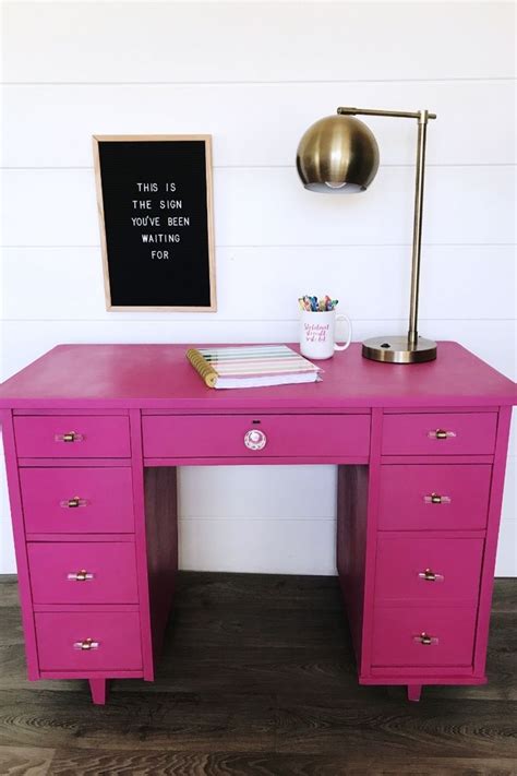 The Only Bright Pink Desk You Need In Your Office Kids Room Paint
