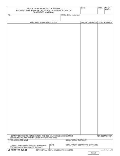 Sd Form 199 Fill Out Sign Online And Download Fillable Pdf