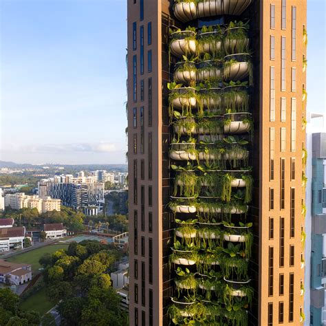 Heatherwick Studios Eden Tower Features Moulded Balconies Filled With