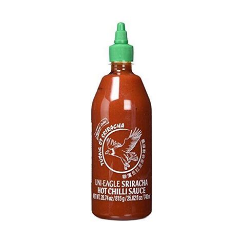 Uni Eagle Large Sriracha Hot Chilli Pepper Spicy Novelty Gourmet Sauce