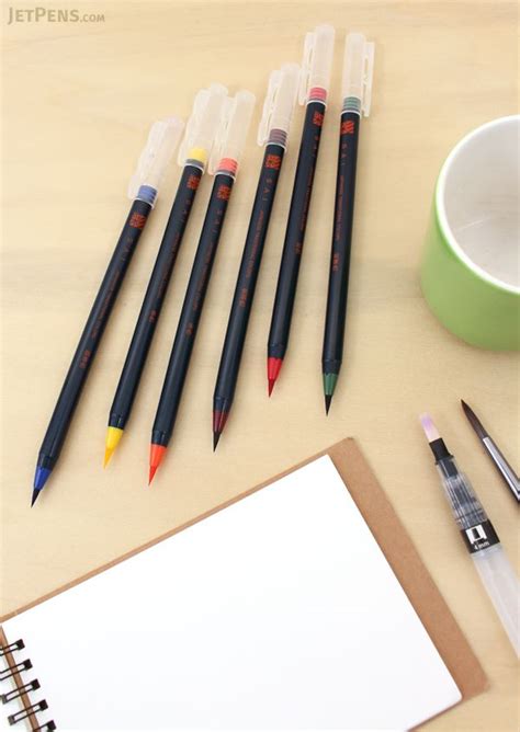 The Akashiya Sai Watercolor Brushes Are A Great Combination Of