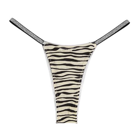 Customized Oem Leopard Printed Panties Low Waist Sexy T Back Lingerie Seamless Underwear Thongs