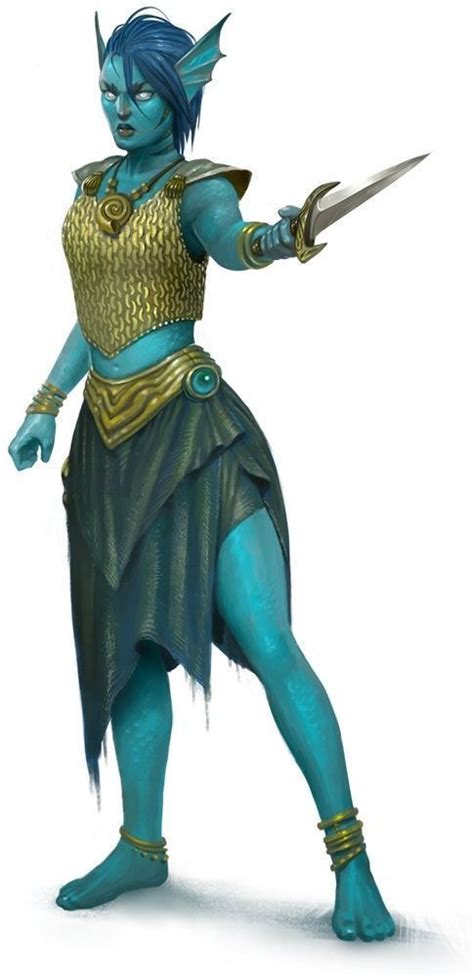 Fish Person Dungeons And Dragons Characters Female Characters