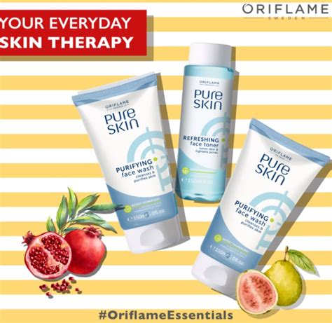 Oriflame Pure Skin Face Wash Face Lotion Face Toner New Products