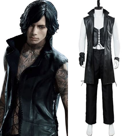 May Cry Dmc Dante Cosplay Costume Aged Dante Jacket Only Outfit Men