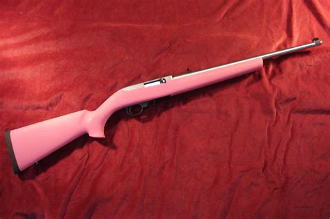 Ruger 1022 Pink Hogue Overmold Stock New For Sale 980208068