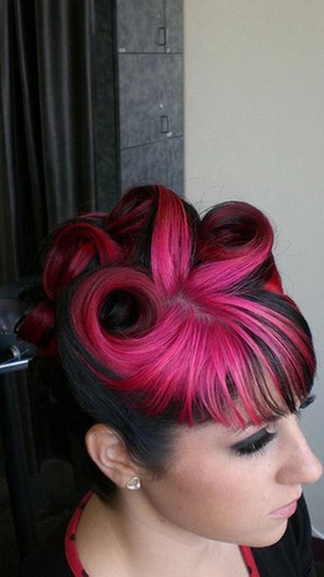 Black And Pink Hairstyles
