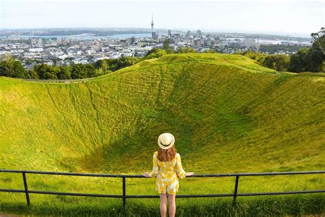 The View From Mt Edens Volcanic Cone Is One Of The Best In Auckland
