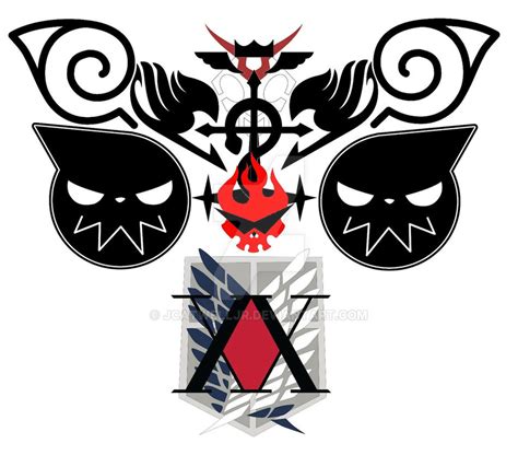 Anime Symbol Collage By Jcatwelljr On Deviantart