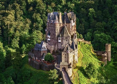Medieval Eltz Castle Germany A Striking Structure Rising From The