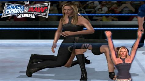 Smackdown Vs Raw 2006 Stacy Keibler Spank All Divas 1 YouTube
