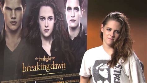 Kristen Stewart On Filming Sex Scenes Twilight Saga Breaking Dawn Part Interview Youtube