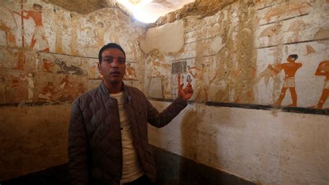 high ranking female official s 4 400 year old tomb discovered outside cairo abc news