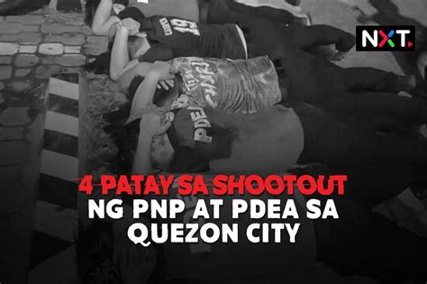 4 Patay Sa Shootout Ng PNP At PDEA Sa Quezon City ABS CBN News