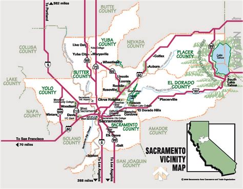 Sacramento County Map Boundaries