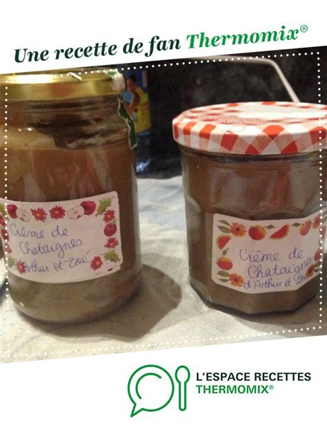 Crème de chataigne Recette
