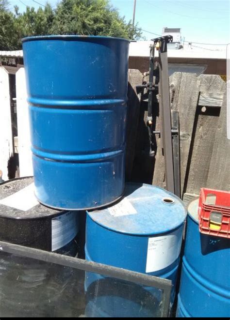 They may soon be listed for sale. 55 gallon steel drum for Sale in Stockton, CA - OfferUp