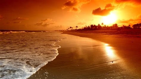 Beach Sunset Wallpaper Picture Beauty Of Sea Beach 1941976 Hd