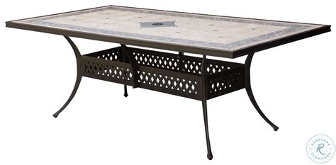 Charissa Antique Black Outdoor Patio Dining Table Homegallerystores
