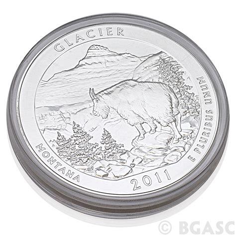 Buy 2011 Glacier 5 Oz Silver America The Beautiful In Capsule 999