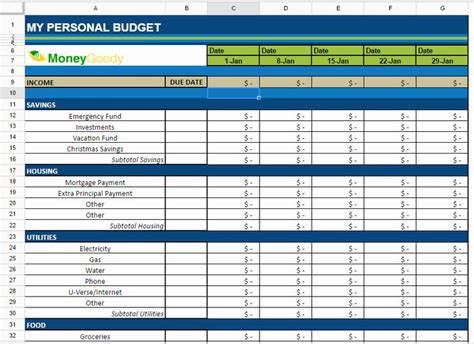 This marks the arrival and departure time of each of the employees and marks the absence if any. Monthly Budget Excel Spreadsheet Template Lovely Free ...