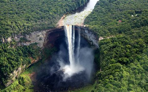 Kaieteur Falls Is Located On The Potaro River In Kaieteur National Park Within Guyanas Region