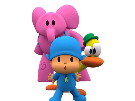 Pocoyo Elly And Pato Transparent Png Stickpng