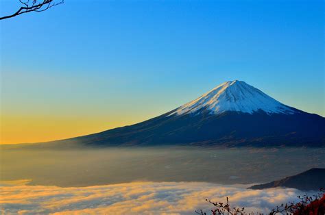 2560x1700 Mount Fuji Sea Sunrise Chromebook Pixel Wallpaper Hd Nature
