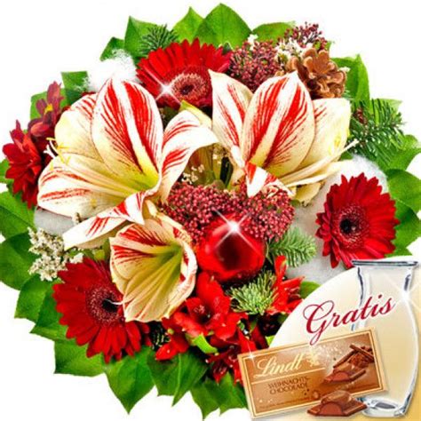 Our pretty and peaceful arrangement will surely sweep. Red and White flower bouquet with 1 red-white amaryllis, 1 ...