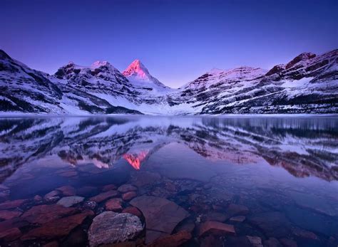 The Crystal Clear Lake Magog In Mt Assiniboine Provincial Park
