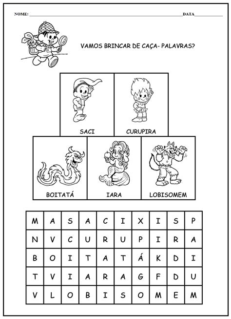 Atividades De Artes Sobre O Folclore