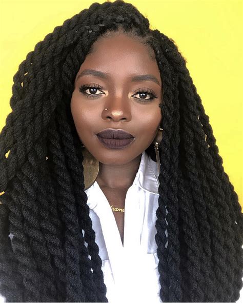 Different Yarn Braids To Inspire Your Next Protective Style Kuulpeeps