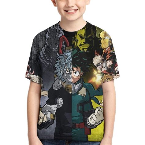 Buy Miufac My Hero Academia Kids T Shirt Boys T Shirt 3d Print Anime T