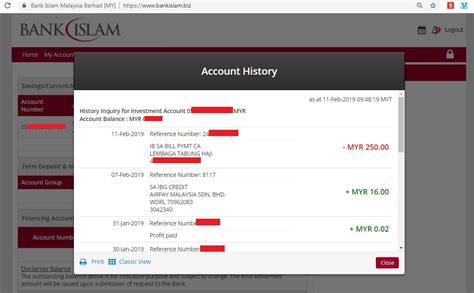Here you may to know how to check bank islam transaction history. Semak transaksi akaun tabung haji guna Bank Islam Online ...