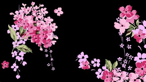 Backgrounds Cute Pink Hitam Wallpaper Cave