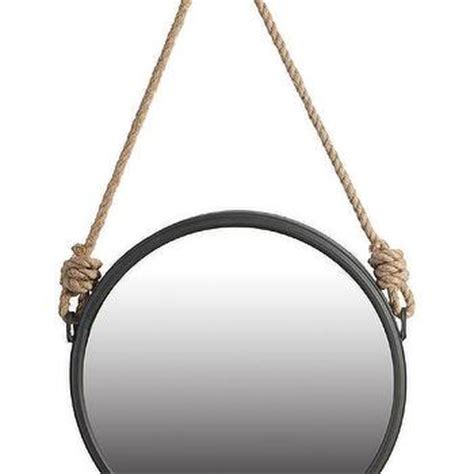 Position, size and proportions are key. Rope Hanging Round Mirror - Products, bookmarks, design ...