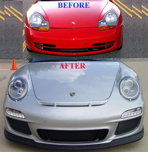 Porsche 996 Face Lift To 997 Look Front End 997 Steel Conversion