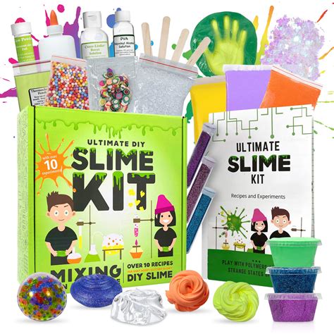Buy Ultimate Slime Kit 10 Slimy Experiments Make Glow In The Dark