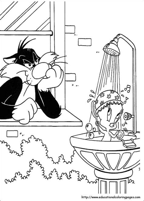 Pin by Clara Cretu on Line Art (Colouring Book) | Looney tunes coloring