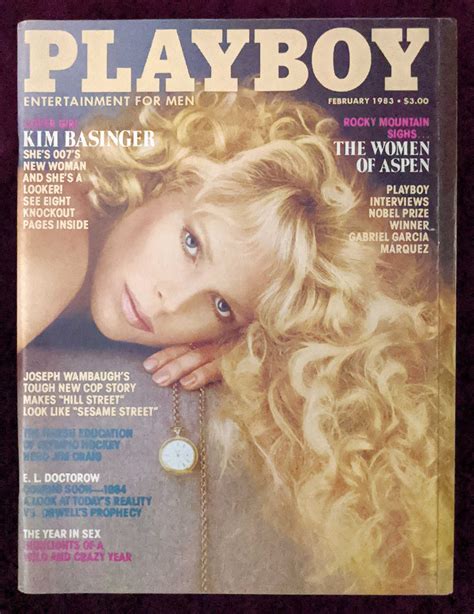 Playboy Magazine February Kim Basinger Etsy