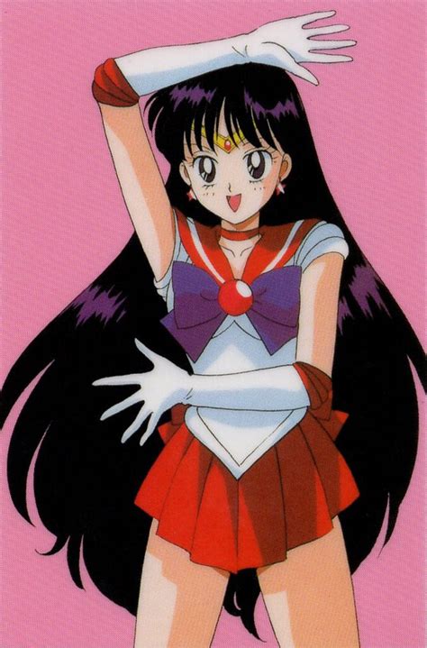 Tadano Kazuko Hino Rei Sailor Mars Bishoujo Senshi Sailor Moon Red Neckwear Official Art