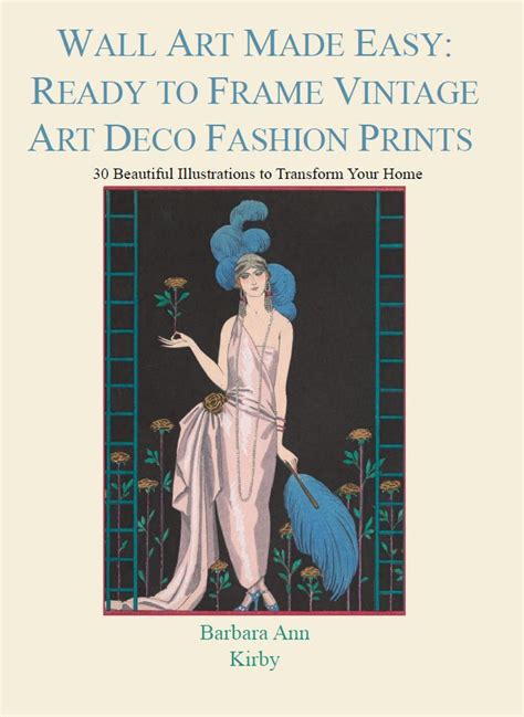 Art Deco Fashion Prints Vol 1 Wall Art Made Easy