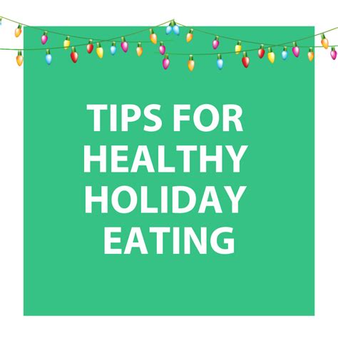 tips for healthy holiday eating infographic n c cooperative extension