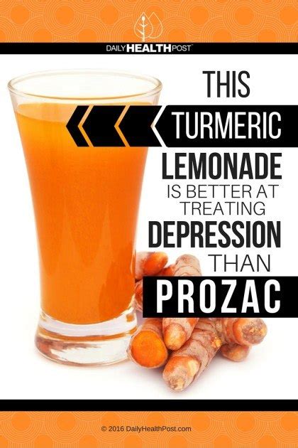 This Turmeric Lemonade Is Better At Treating Depression Than Prozac