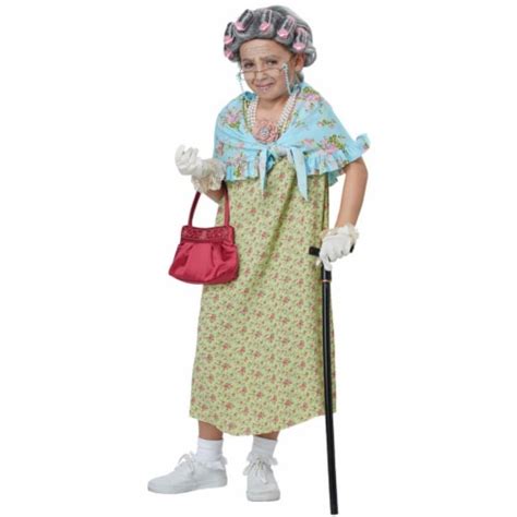 Morris Costumes Childs Old Lady Costume Kit One Size Costume One