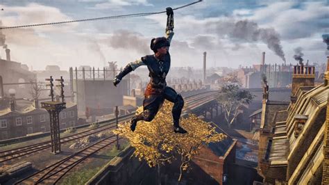 Assassin S Creed Syndicate Parkour Rope Launcher Gameplay Youtube